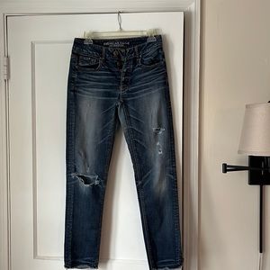American Eagle Tomgirl jeans, size 0